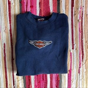 HARLEY DAVIDSON | Vintage Blue Pullover